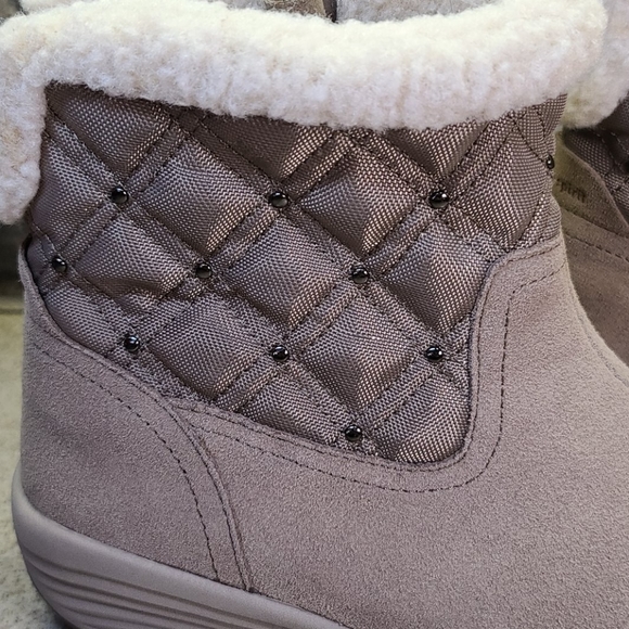 EASY SPIRIT 7 1/2 W Short Boots tan and cream - Picture 15 of 16